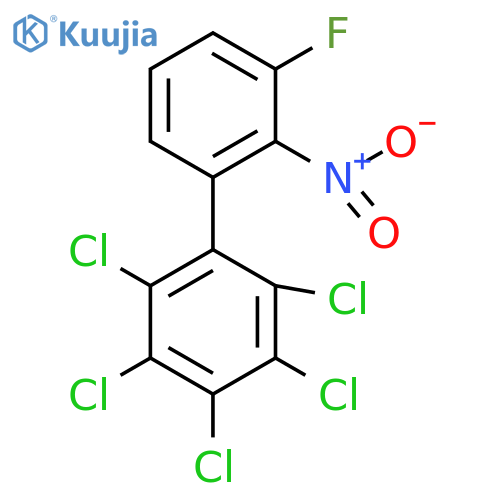 3'-Fluoro-2'-nitro-2,3,4,5,6-pentachlorobiphenyl structure
