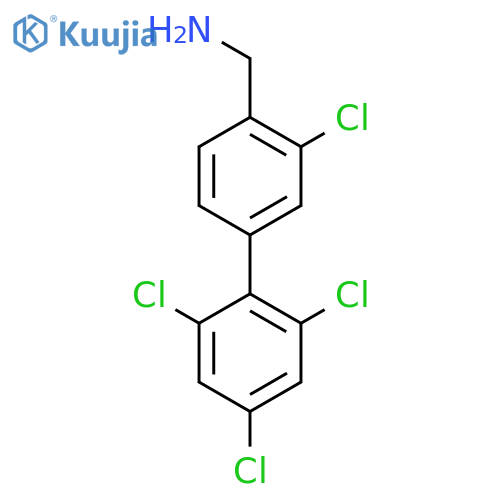 C-(3,2',4',6'-Tetrachlorobiphenyl-4-yl)-methylamine structure