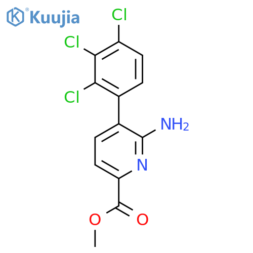Methyl 6-amino-5-(2,3,4-trichlorophenyl)picolinate structure