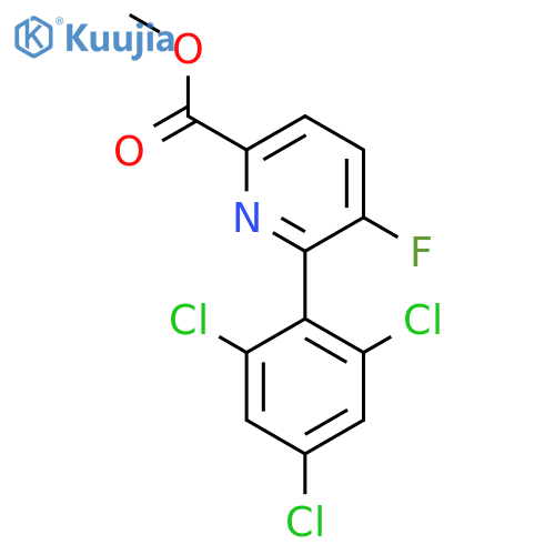 Methyl 5-fluoro-6-(2,4,6-trichlorophenyl)picolinate structure
