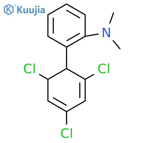 Dimethyl-[2-(2,4,6-trichlorocyclohexa-2,4-dienyl)-phenyl]-amine structure
