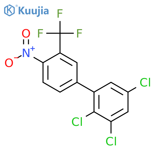 4'-Nitro-2,3,5-trichloro-3'-(trifluoromethyl)biphenyl structure