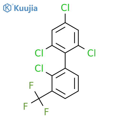 2,4,6,2'-Tetrachloro-3'-(trifluoromethyl)biphenyl structure