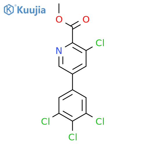 Methyl 3-chloro-5-(3,4,5-trichlorophenyl)picolinate structure