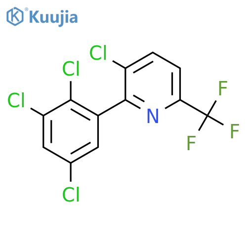 3-Chloro-2-(2,3,5-trichlorophenyl)-6-(trifluoromethyl)pyridine structure