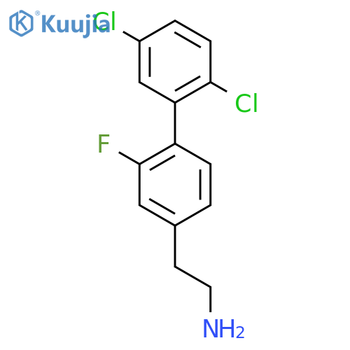 2-(2',5'-Dichloro-2-fluoro-biphenyl-4-yl)-ethylamine structure