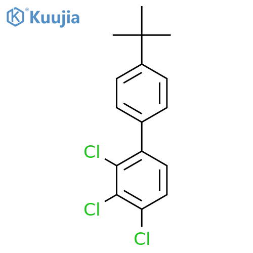 4'-Tertbutyl-2,3,4-trichlorobiphenyl structure
