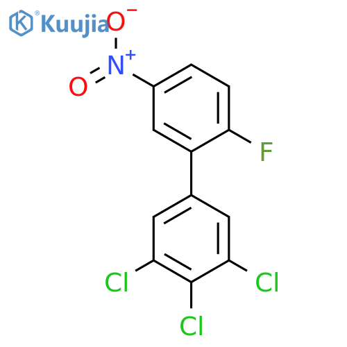 2'-Fluoro-5'-nitro-3,4,5-trichlorobiphenyl structure