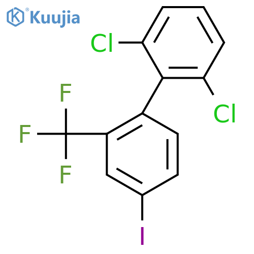 2,6-Dichloro-4'-iodo-2'-trifluoromethyl-biphenyl structure