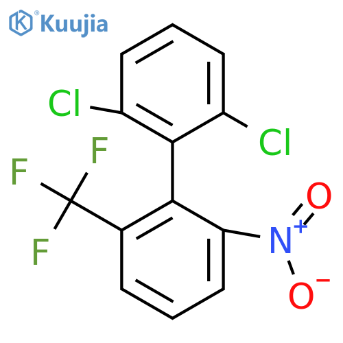 2,6-Dichloro-6'-nitro-2'-trifluoromethyl-biphenyl structure