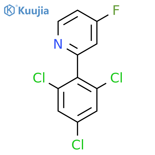 4-Fluoro-2-(2,4,6-trichlorophenyl)pyridine structure