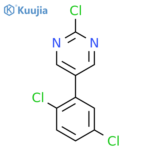 2-Chloro-5-(2,5-dichlorophenyl)pyrimidine structure