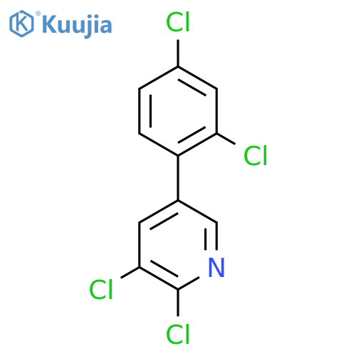 2,3-Dichloro-5-(2,4-dichlorophenyl)pyridine structure