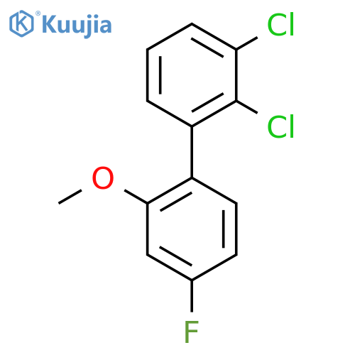 2,3-Dichloro-4'-fluoro-2'-methoxy-biphenyl structure