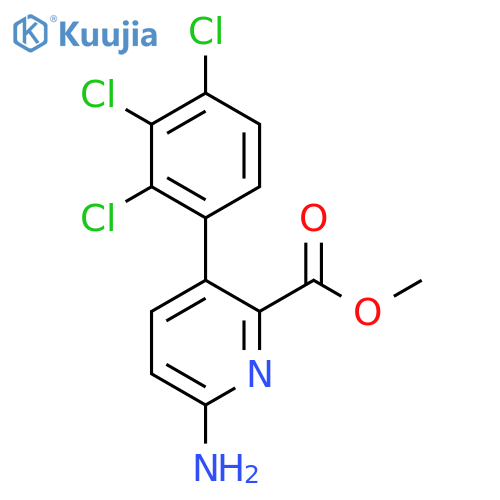 Methyl 6-amino-3-(2,3,4-trichlorophenyl)picolinate structure