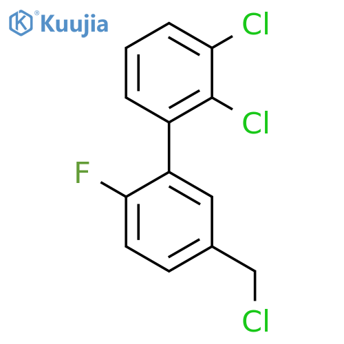 5'-Chloromethyl-2,3-dichloro-2'-fluoro-biphenyl structure