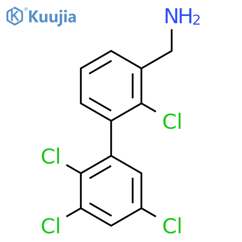 C-(2,2',3',5'-Tetrachlorobiphenyl-3-yl)-methylamine structure