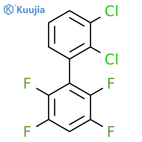 2',3'-Dichloro-2,3,5,6-tetrafluoro-biphenyl structure