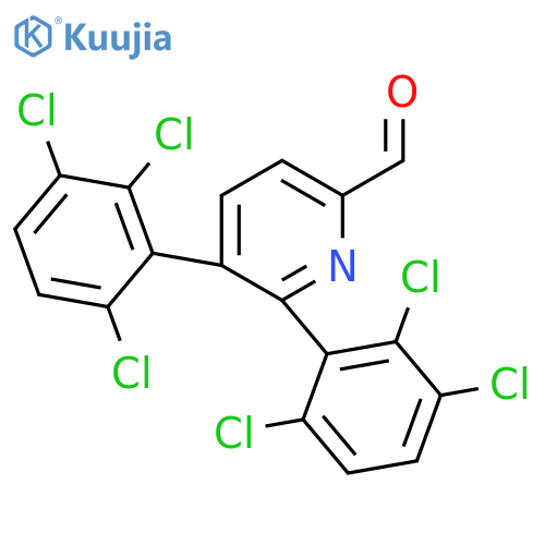 5,6-Bis(2,3,6-trichlorophenyl)picolinaldehyde structure