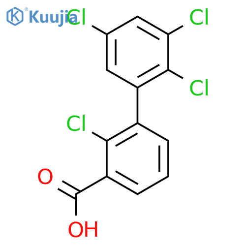 2,2',3',5'-Tetrachlorobiphenyl-3-carboxylic acid structure