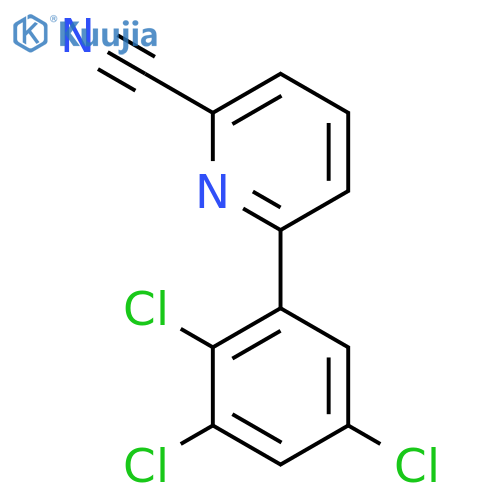 6-(2,3,5-Trichlorophenyl)picolinonitrile structure