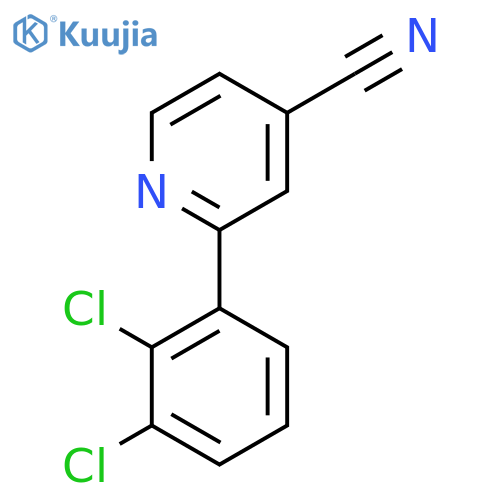 2-(2,3-Dichlorophenyl)isonicotinonitrile structure
