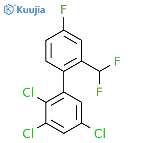 2'-(Difluoromethyl)-4'-fluoro-2,3,5-trichlorobiphenyl structure
