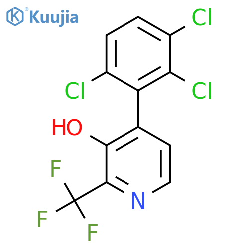 3-Hydroxy-4-(2,3,6-trichlorophenyl)-2-(trifluoromethyl)pyridine structure
