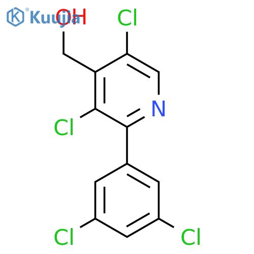 3,5-Dichloro-2-(3,5-dichlorophenyl)pyridine-4-methanol structure
