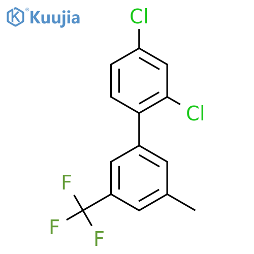 2,4-Dichloro-3'-methyl-5'-trifluoromethyl-biphenyl structure