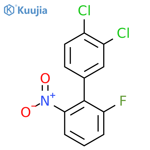 3,4-Dichloro-6'-fluoro-2'-nitro-biphenyl structure