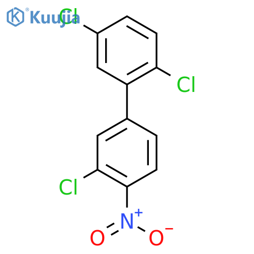 3'-Chloro-2,5-dichloro-4'-nitro-biphenyl structure