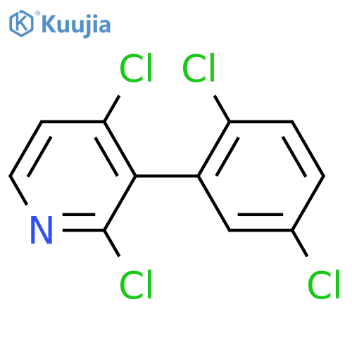 2,4-Dichloro-3-(2,5-dichlorophenyl)pyridine structure