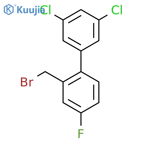 2'-Bromomethyl-3,5-dichloro-4'-fluoro-biphenyl structure