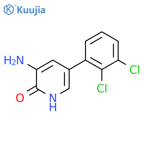 3-Amino-5-(2,3-dichlorophenyl)-2-hydroxypyridine structure