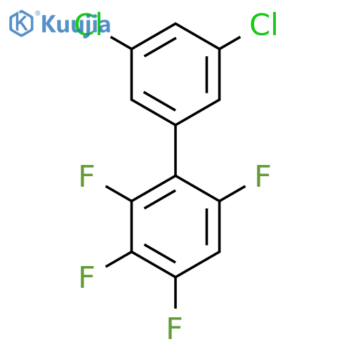3',5'-Dichloro-2,3,4,6-tetrafluoro-biphenyl structure
