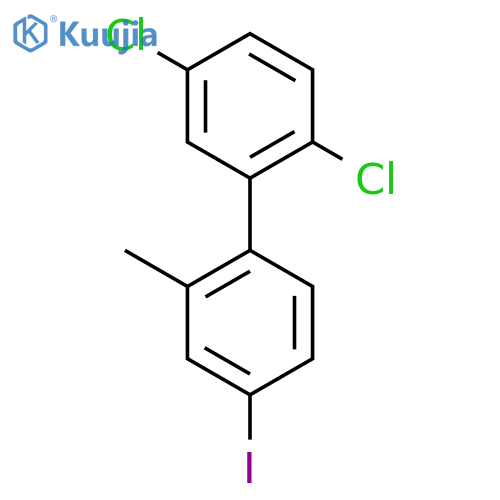 2,5-Dichloro-4'-iodo-2'-methyl-biphenyl structure