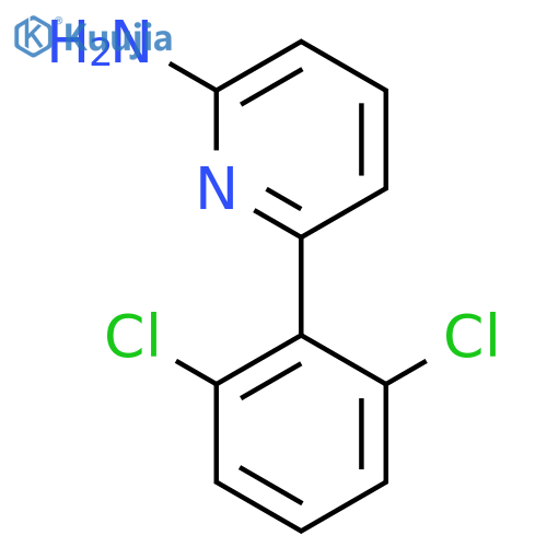 2-Amino-6-(2,6-dichlorophenyl)pyridine structure