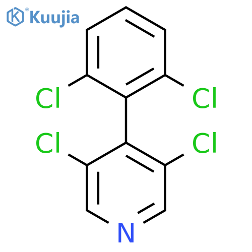 3,5-Dichloro-4-(2,6-dichlorophenyl)pyridine structure
