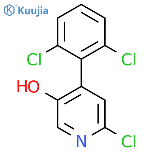 2-Chloro-4-(2,6-dichlorophenyl)-5-hydroxypyridine structure
