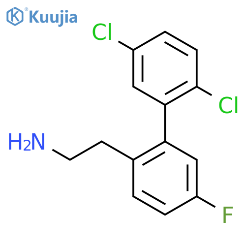 2-(2',5'-Dichloro-5-fluoro-biphenyl-2-yl)-ethylamine structure