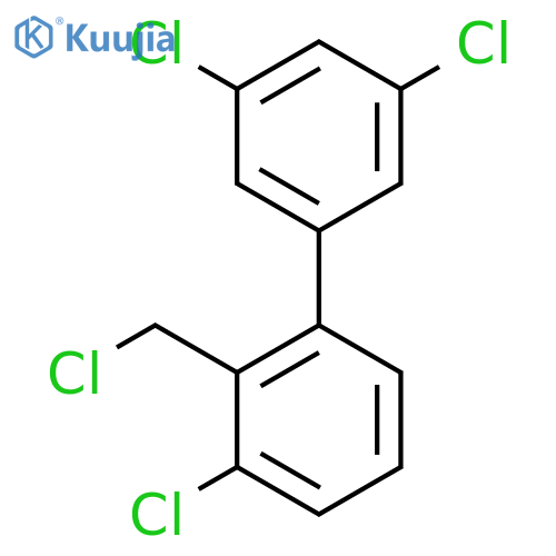 3'-Chloro-2'-chloromethyl-3,5-dichloro-biphenyl structure