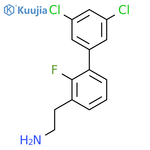 2-(3',5'-Dichloro-2-fluoro-biphenyl-3-yl)-ethylamine structure