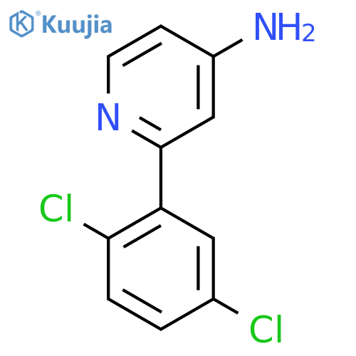 4-Amino-2-(2,5-dichlorophenyl)pyridine structure