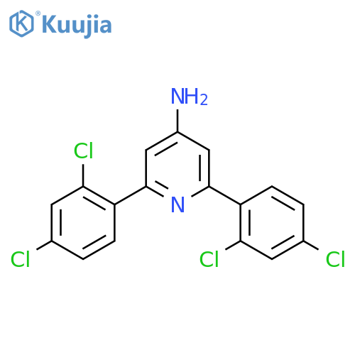 4-Amino-2,6-bis(2,4-dichlorophenyl)pyridine structure