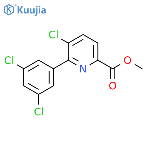 Methyl 5-chloro-6-(3,5-dichlorophenyl)picolinate structure