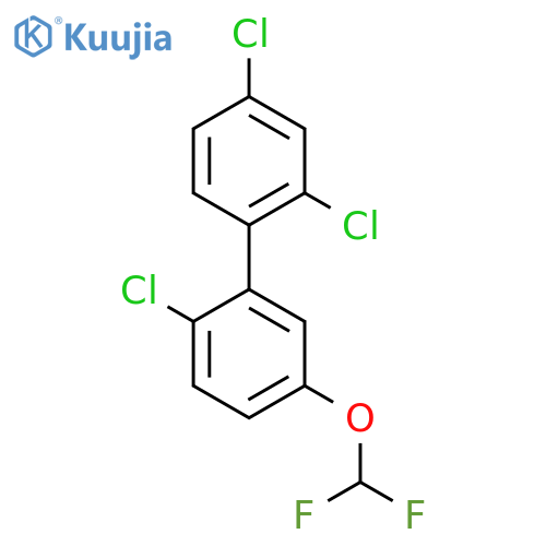 2'-Chloro-2,4-dichloro-5'-difluoromethoxy-biphenyl structure