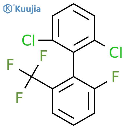 2,6-Dichloro-6'-fluoro-2'-trifluoromethyl-biphenyl structure