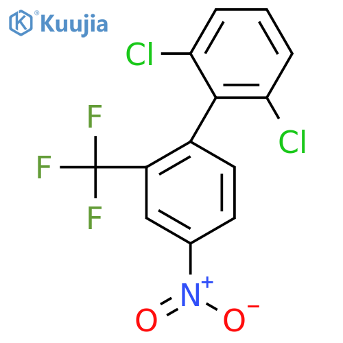 2,6-Dichloro-4'-nitro-2'-trifluoromethyl-biphenyl structure