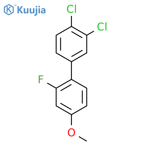 3,4-Dichloro-2'-fluoro-4'-methoxy-biphenyl structure